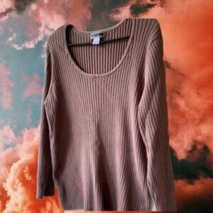 Jessica London Studio Plus Size Cotton Sweater